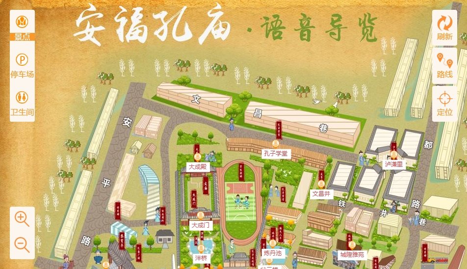 杨陵手绘地图：智慧景区智能化服务的延伸